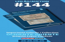 NUMISMA LEILÕES n.º 144, 25-26 de junho de 2025: Notas de Portugal e Ex-Colónias